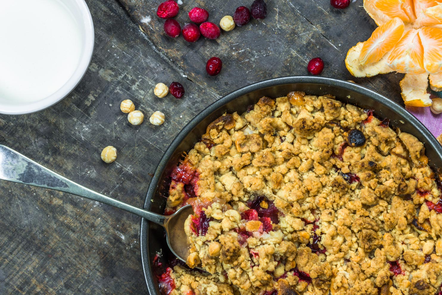 Cranberry Crumble Coffee Cake - This Takes the Cake as a Perfect Start or Finish to a Holiday Celebration!