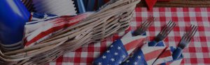 Festive Memorial Day - American Flag Picnic Table Decor