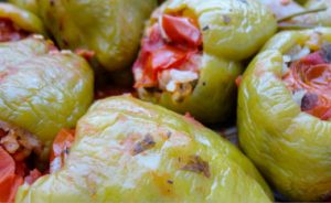 Holiday Plans - Turkey-stuffed Green Peppers