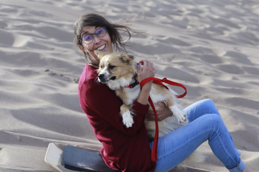 Ana’s Mom Gave Her a Kidney and a Life She Hasn’t Known for 15 Years - Anna with Dog